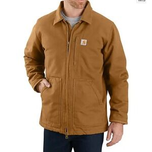 CARHARTT‎ Size 3XL Tall Brown Insulated Duck Men Loose Fit Work Jacket 0C4293-M